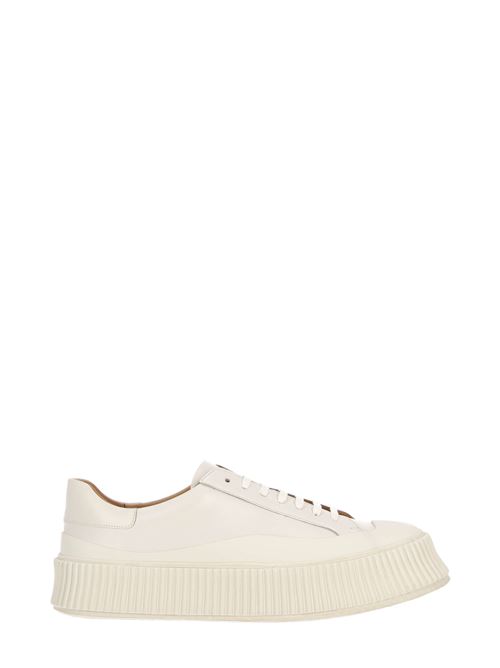 Lace-up leather platform sneakers JIL SANDER | J32WS0018P4833102